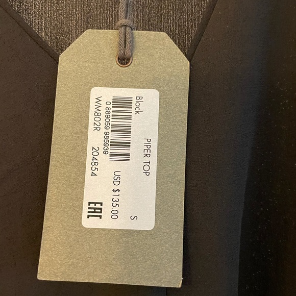 All Saints Piper Twist Front tee- NWT, size Small - Picture 4 of 5